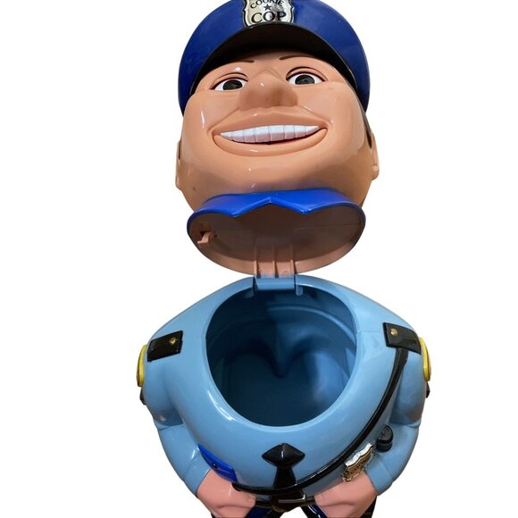 Fun-Damental Original Cookie Cop Talking Police Officer Cookie Jar Sound Novelty - Picture 5 of 8